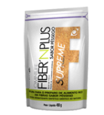 Fiber’N Plus Supreme, Pêssego Pac. 450 grs. • Mistura de fibras de farelo de aveia, milho e soja.